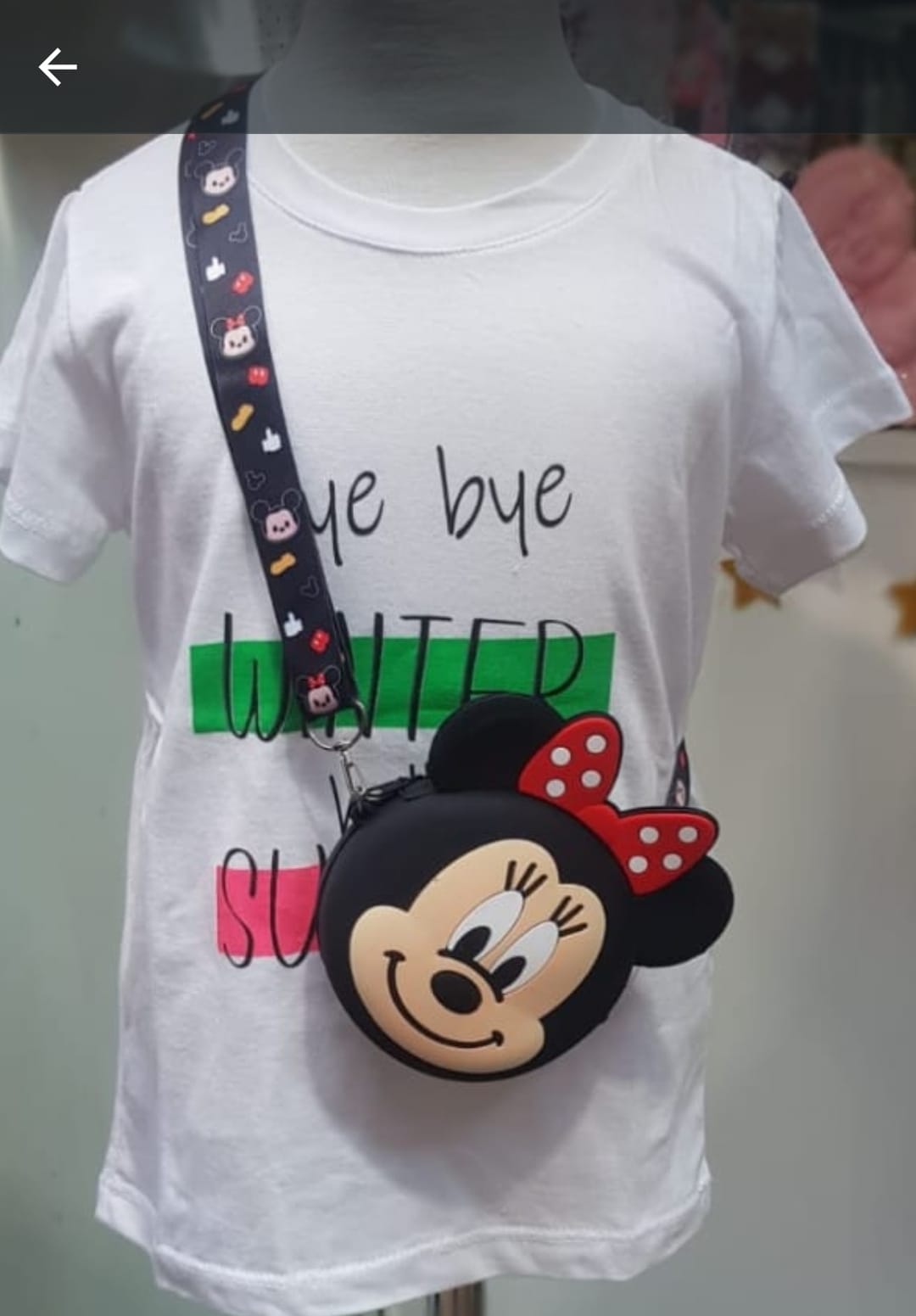 CARTERITAS NIÑAS MINNIE/CARACOLA...