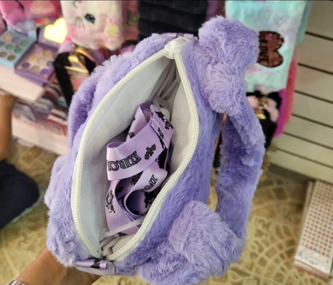 CARTERA BANDOLERA PELUCHE