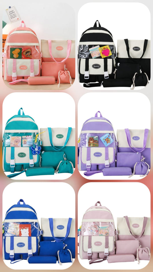 SET MOCHILA (5 piezas)
