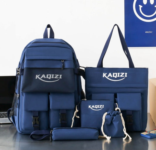 MOCHILAS EN SET 5 PIEZAS