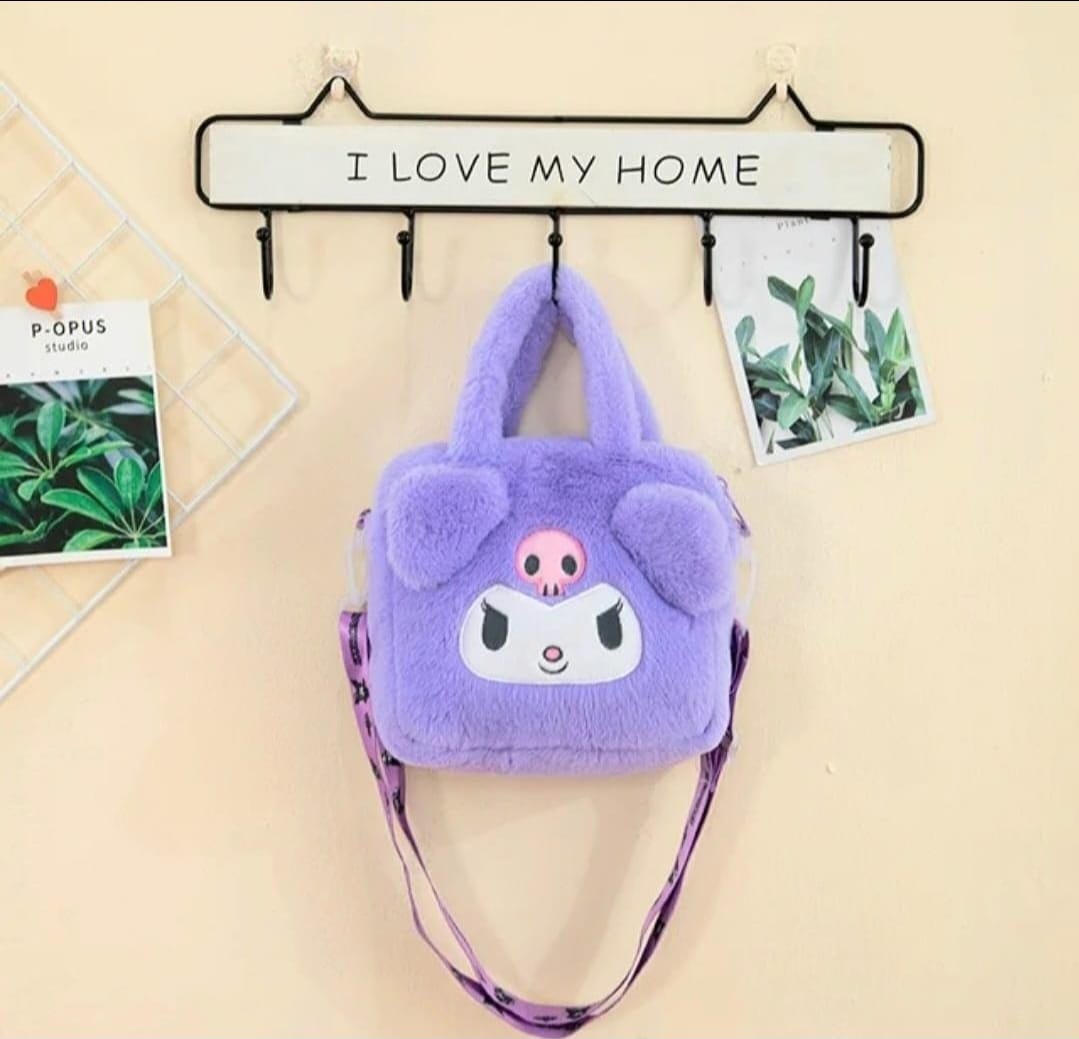 CARTERA BANDOLERA PELUCHE