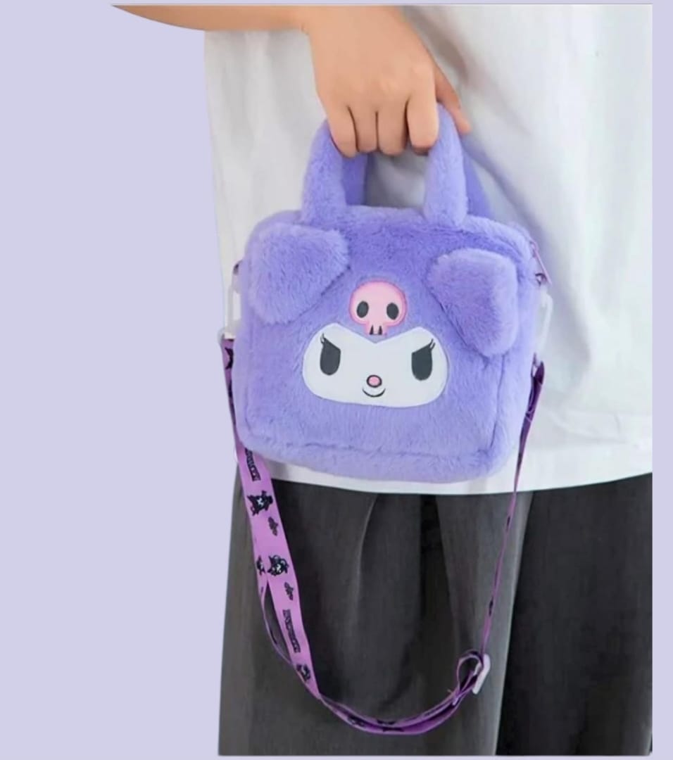 CARTERA BANDOLERA PELUCHE