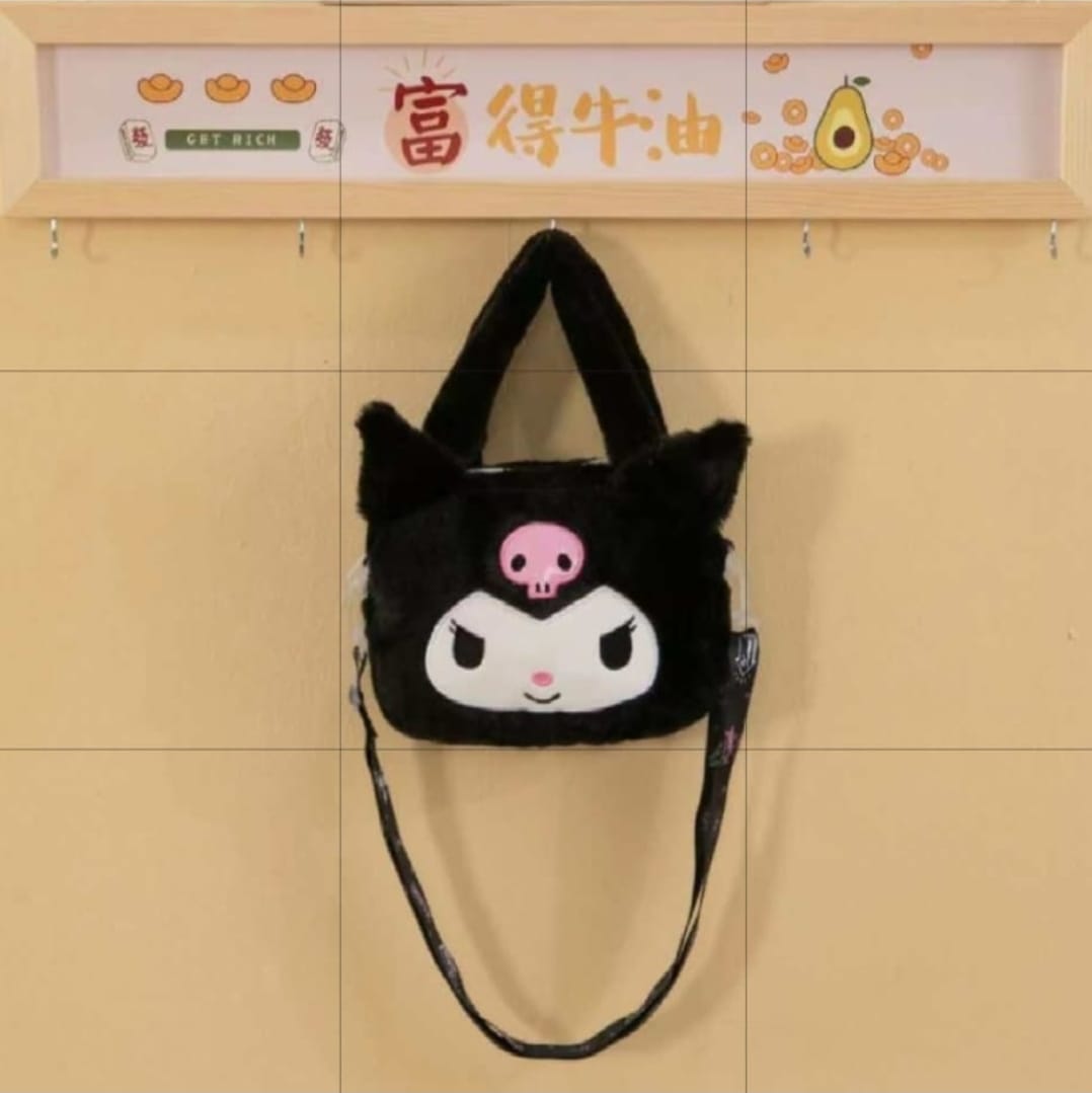 CARTERA BANDOLERA PELUCHE