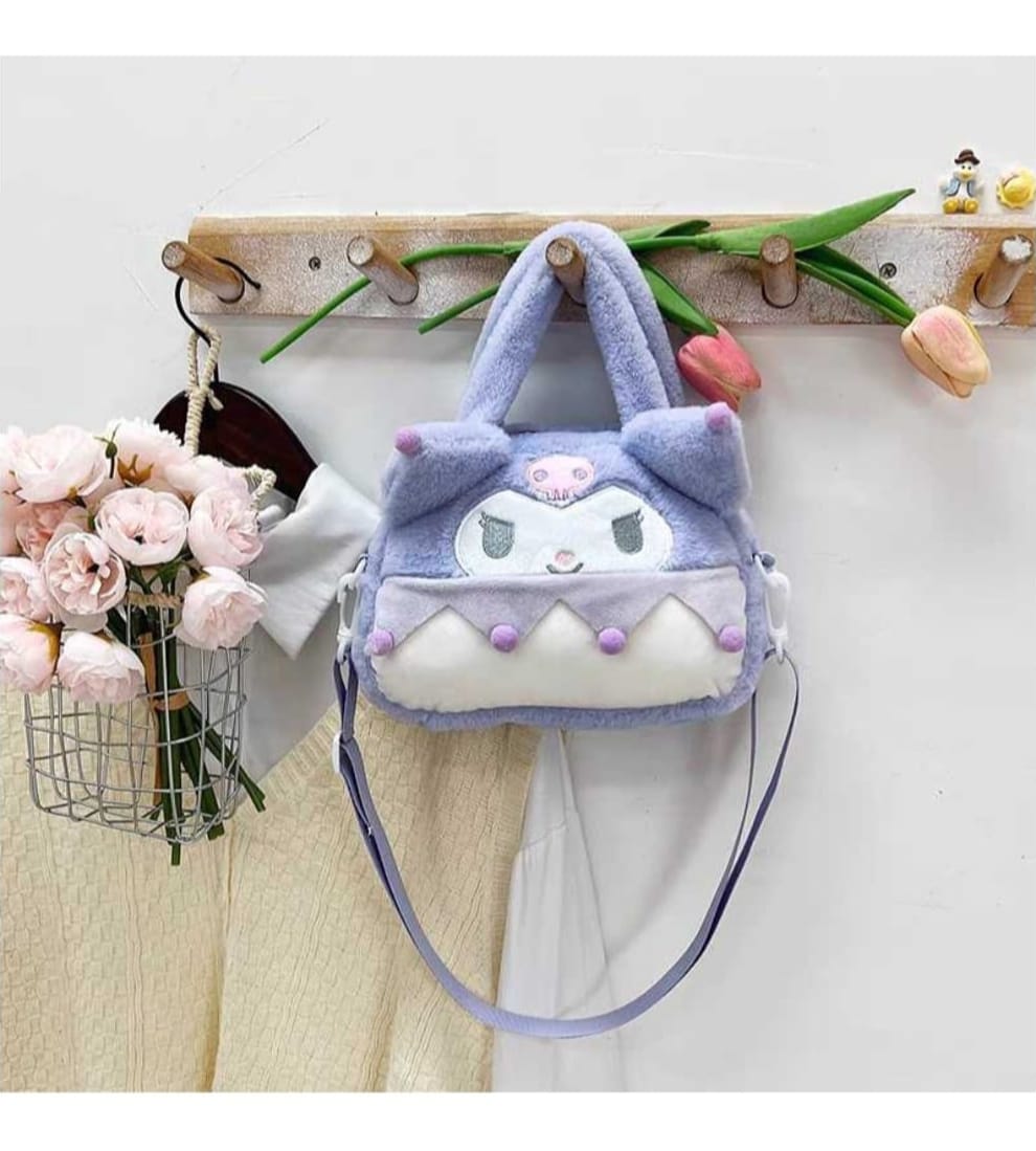 CARTERA BANDOLERA PELUCHE